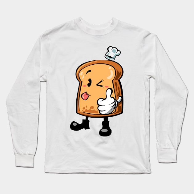 Bread Chef Long Sleeve T-Shirt by bacreative4